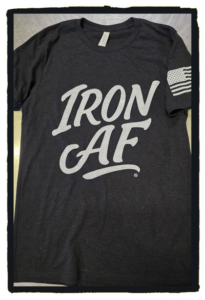 IRON AF Tee - Iron Bean Coffee Company