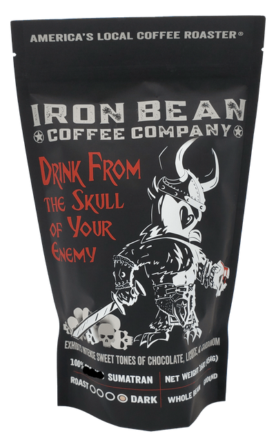 Drink From the Skull of Your Enemy™ - Dark Roast - Iron Bean Coffee Company