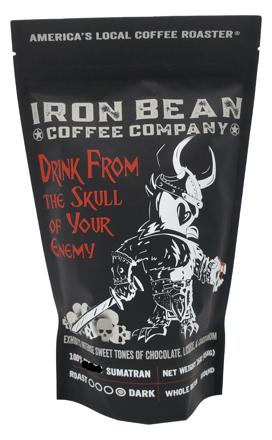 Drink From the Skull of Your Enemy™ - Dark Roast - Iron Bean Coffee Company