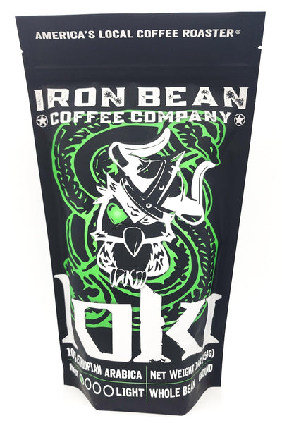 LOKI - Ethiopian Yirgacheffe - Light Roast - Iron Bean Coffee Company