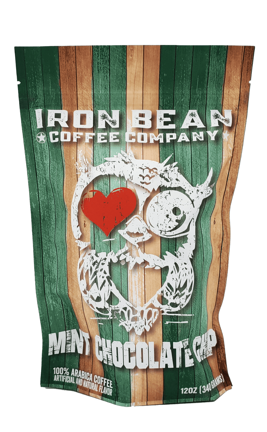 Mint Chocolate Chip - 12oz - Iron Bean Coffee Company