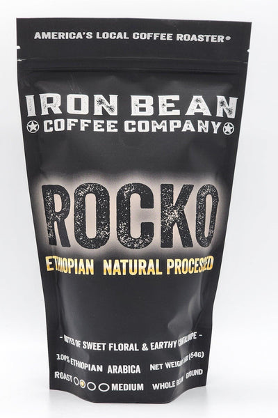 ROCKO - Ethiopian Natural Process - Medium Roast - Iron Bean Coffee Company