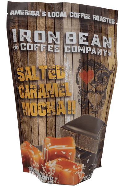 Salted Caramel Mocha - 12oz - Iron Bean Coffee Company