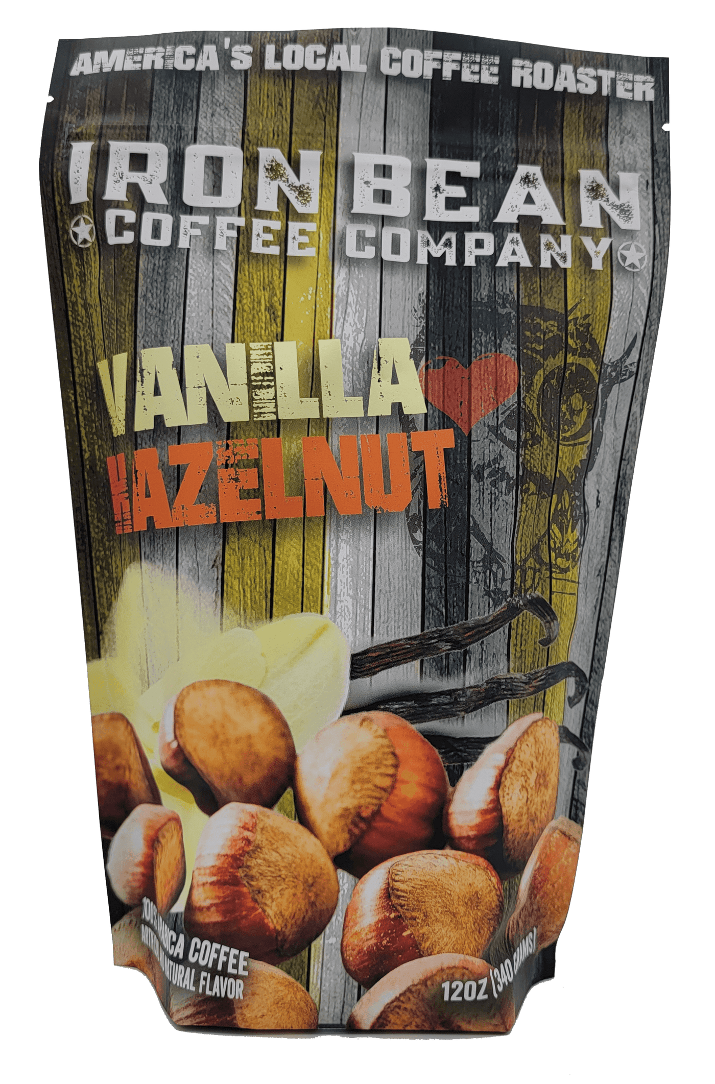 Vanilla Hazelnut 12oz - Iron Bean Coffee Company