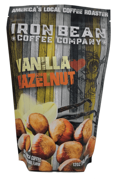 Vanilla Hazelnut 12oz - Iron Bean Coffee Company